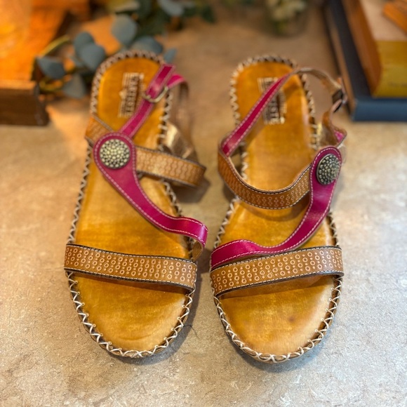 L'Artiste Brown Sandals for Women size 11 - Picture 3 of 13